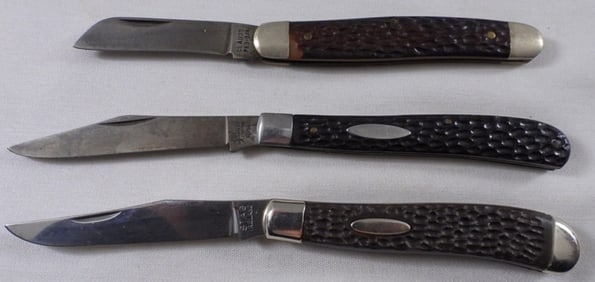 (3) Single-Blade Pocket Knives