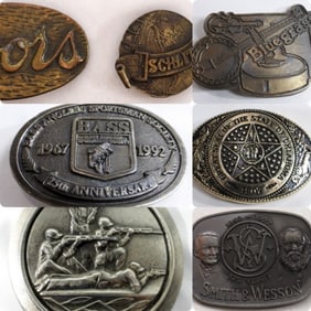 (7) Vintage Belt Buckle