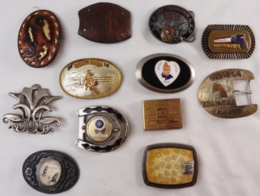 Assorted Belt Buckles Lot