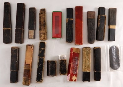 Lot Of Empty Straight Razor Boxes