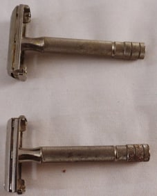 (2) Gillette Aristocrat Adjustable Razor