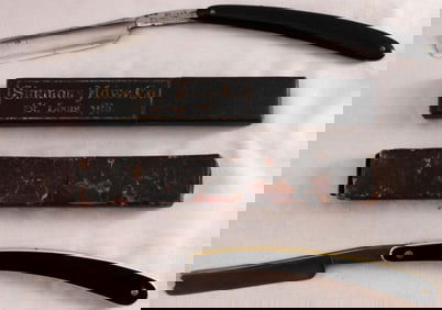 (2) Straight Razors In Boxes