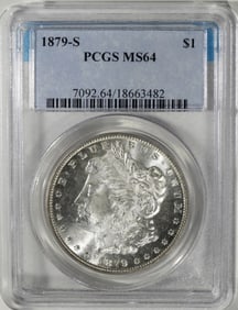 1879-S Morgan Dollar, PCGS MS-64