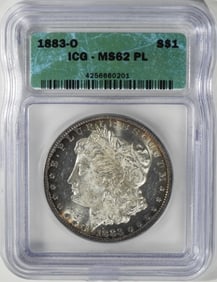 1883-O Morgan Dollar, ICG MS-62 PL