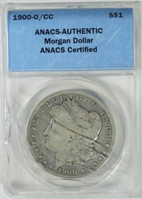 1900-O/CC Morgan Dollar, ANACS Authentic