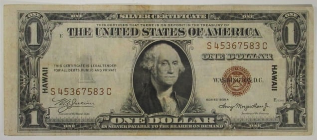 1935A $1 Hawaii Silver Cert
