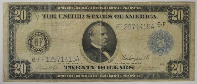 1914 $20 Federal Reserve Note