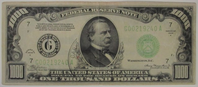 1934A $1,000 Note