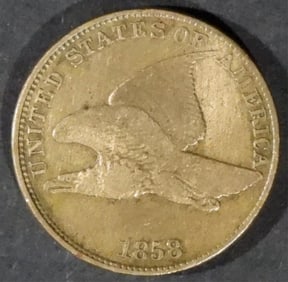1858 LL Flying Eagle Cent