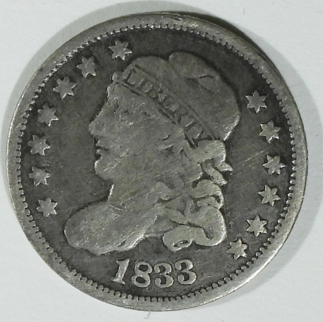 1833 Bust Half Dime (1 of 2)