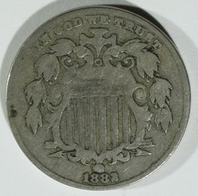 1882 Sheild Nickel
