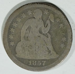 1857-O Seated Dime