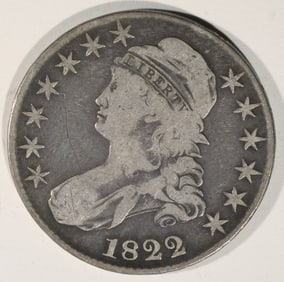 1822 Bust Half Dollar