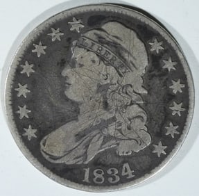1834 Bust Half Dollar