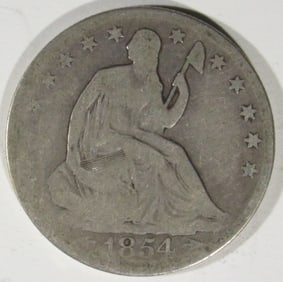 1854-O Seated Half Dollar