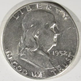 1952-S Franklin Half Dollar