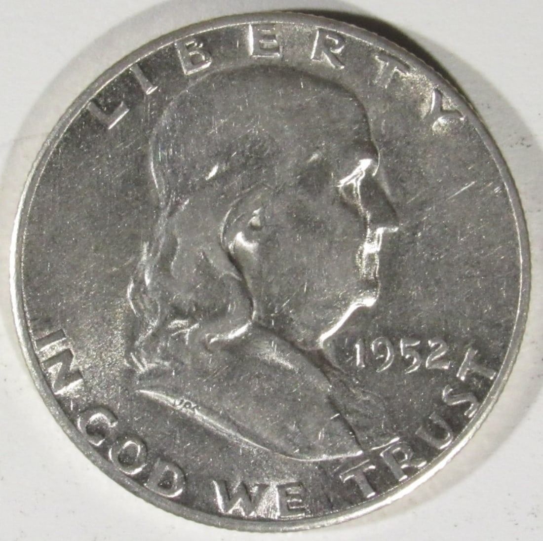 1952-S Franklin Half Dollar: Follow us on Facebook, Instagram, X, and TikTok