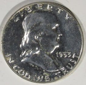 1953 Proof Franklin Half Dollar