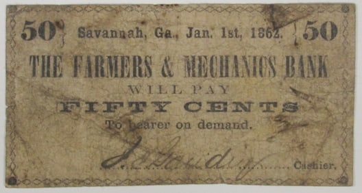 1862 50 Cents Fractional Currency