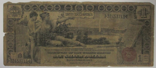 1896 $1 Treasury Note