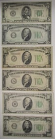 $65 Face Value Mixed Old U.S. Currency