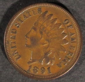 1891 Indian Head Cent