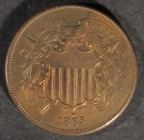 1865 2 Cent Piece