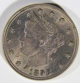 1898 "V" Nickel