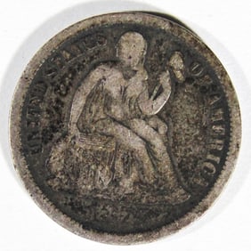 1875-CC Seated Dime