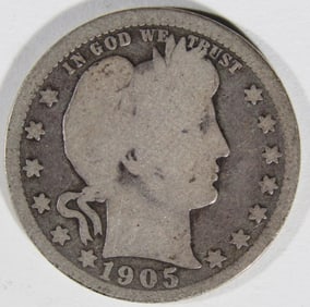 1905-O Barber Quarter