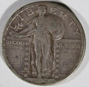 1924-S Standing Quarter