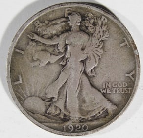 1920 Walking Liberty Half Dollar