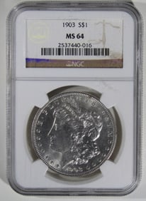 1903 Morgan Dollar, NGC MS-64