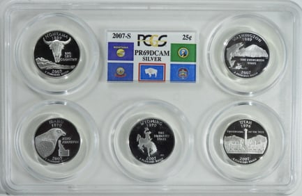 2007-S Silver Quarter Set in PCGS Holder