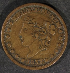 1837 Hard Times Token