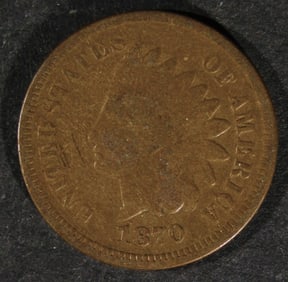 1870 Indian Head Cent