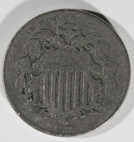 1872 Sheild Nickel