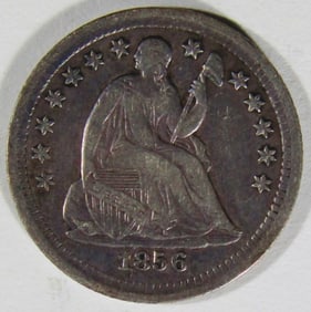 1856 Seated Half Dime