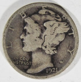 1921-D Mercury Dime