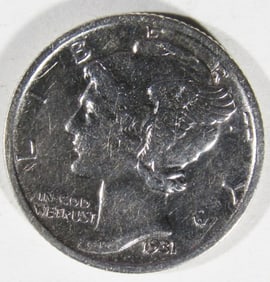 1931-S Mercury Dime