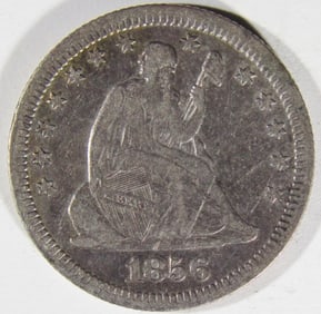 1856 Seated Quarter