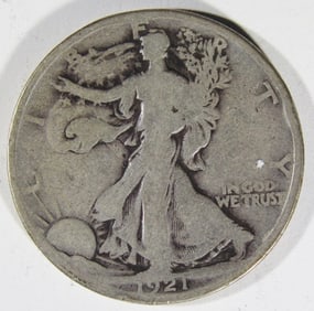 1921-D Walking Liberty Half Dollar
