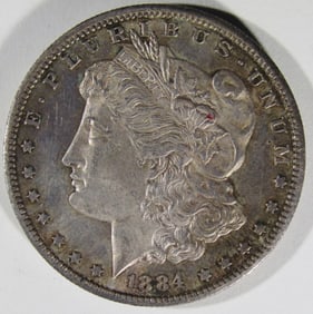 1884-CC Morgan Dollar