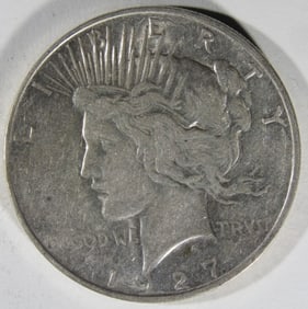 1927-D Peace Dollar