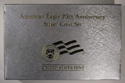 American Eagle 20th Anniv. Silver Coin Set