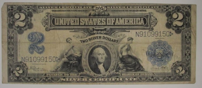 1899 $2 Silver Certificate