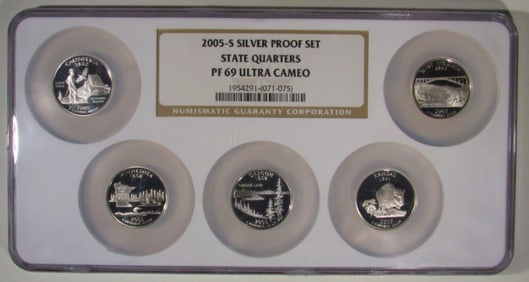 2005-S Silver Quarter Set