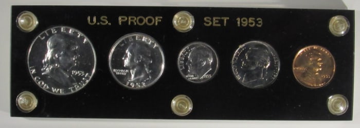 1953 Proof Set in Plastic Holder