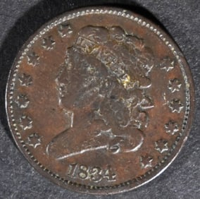 1834 Half Cent