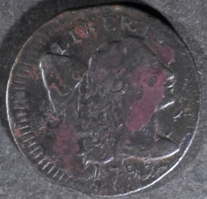 1795 Large Cent Plain Edge